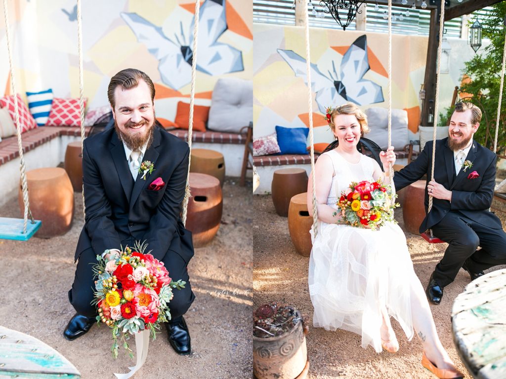 Albuquerque Wedding Photographer Painted Lady Bed and Brew